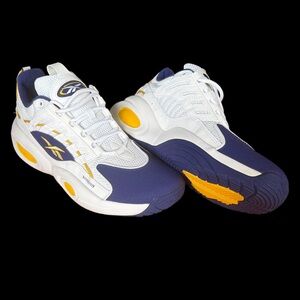 Reebok A.I. “The Solution” DMX White/Navy/Yellow Men’s size 10.5 No tags NEW
